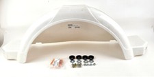 Shorelander SK0330-01 Right Hand White Poly Fender 1 Hole Kit for 14" Tires