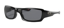 Oakley Fives Squared Sunglasses - Matte Black / Prizm Grey, New