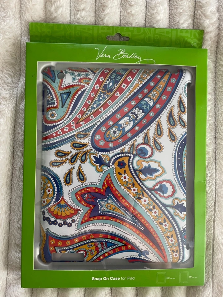 NIB Vera Bradley Snap On Case for iPad 2 iPad 3 Marina Paisley Design New In Box - Image 3 of 4