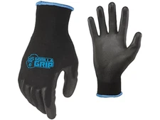 Gorilla Grip Gloves, Max Grip, All Purpose Work Gloves, Never Slip, Large, Black