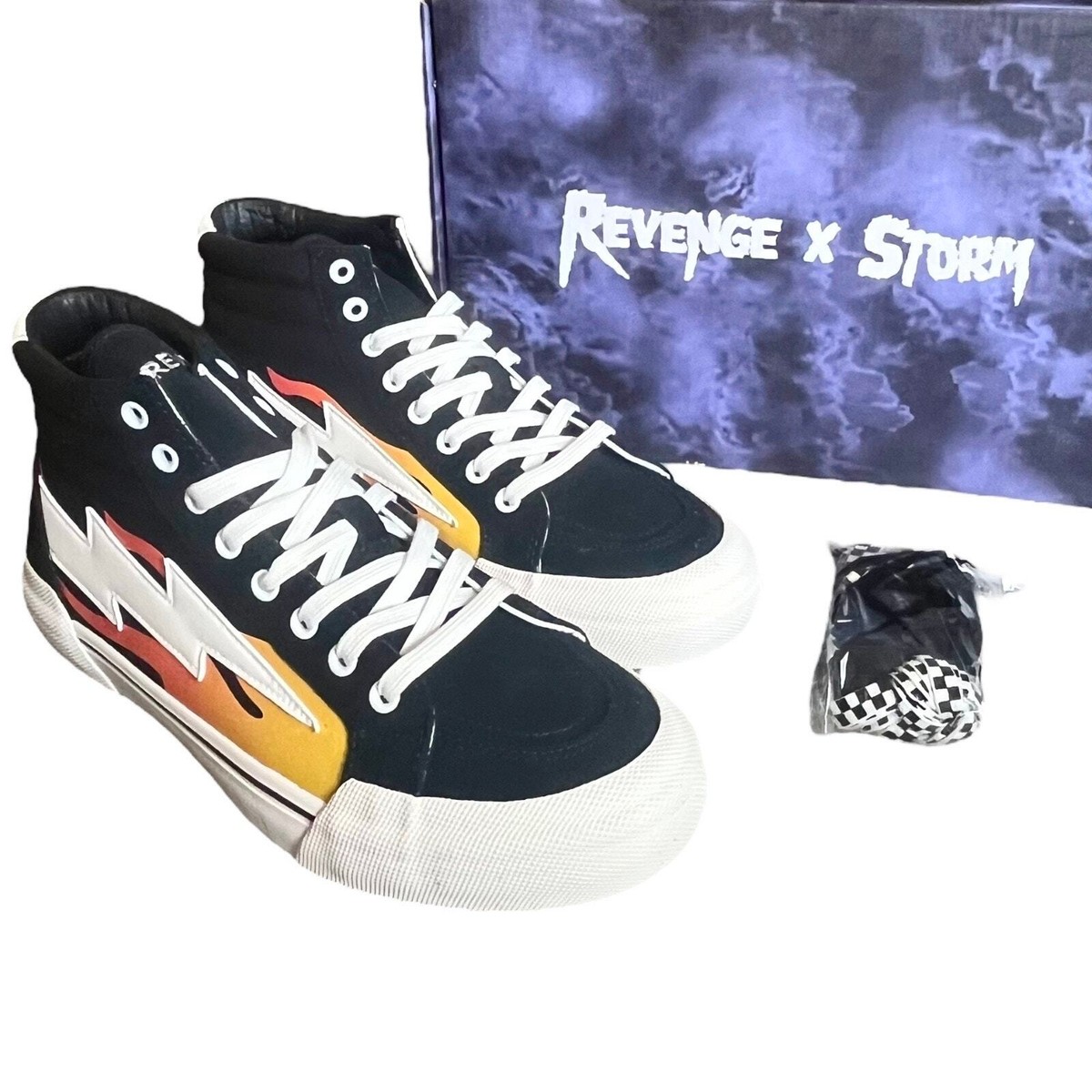 Revenge x Storm Vol 2 High Top SneakersFlame Mens 9 Womens  display picture 3