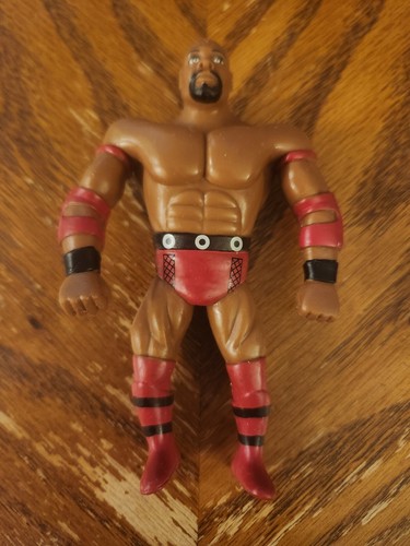 Ahmed Johnson WWF WWE Wrestling Justoys Bend-Ems S...