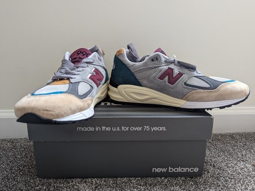Size 8 - New Balance 990v2 Made in USA Gray Multi 2021 - Picture 4 of 10