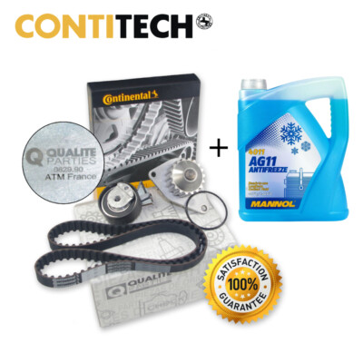 CONTI ZAHNRIEMENSATZ + WASSERPUMPE PEUGEOT 206 207 307 PARTNER CITROEN C3 1.4
