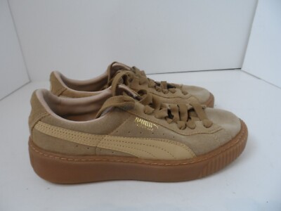 Puma Men's Suede Classic Brown Sneakers Tennis Shoes Size