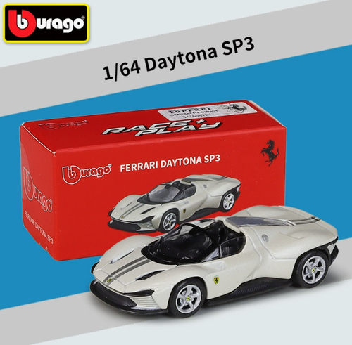Bburago 1:64 Ferrari Daytona SP3 Diecast Metal Modelo Coche Nuevo en Caja - Imagen 2 de 9