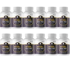 Steel Bite Pro - Dietary Supplement- 12 Bottles