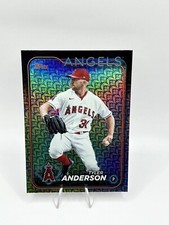 Tyler Anderson 2024 Topps Series 1 #248 Holiday Foil Angels