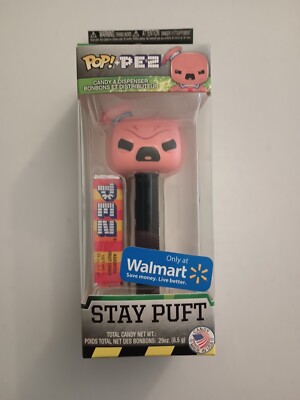 FUNKO POP! PEZ: Ghostbusters – Stay Puft Marshmallow Man, Inkl. PEZ Süßigkeiten