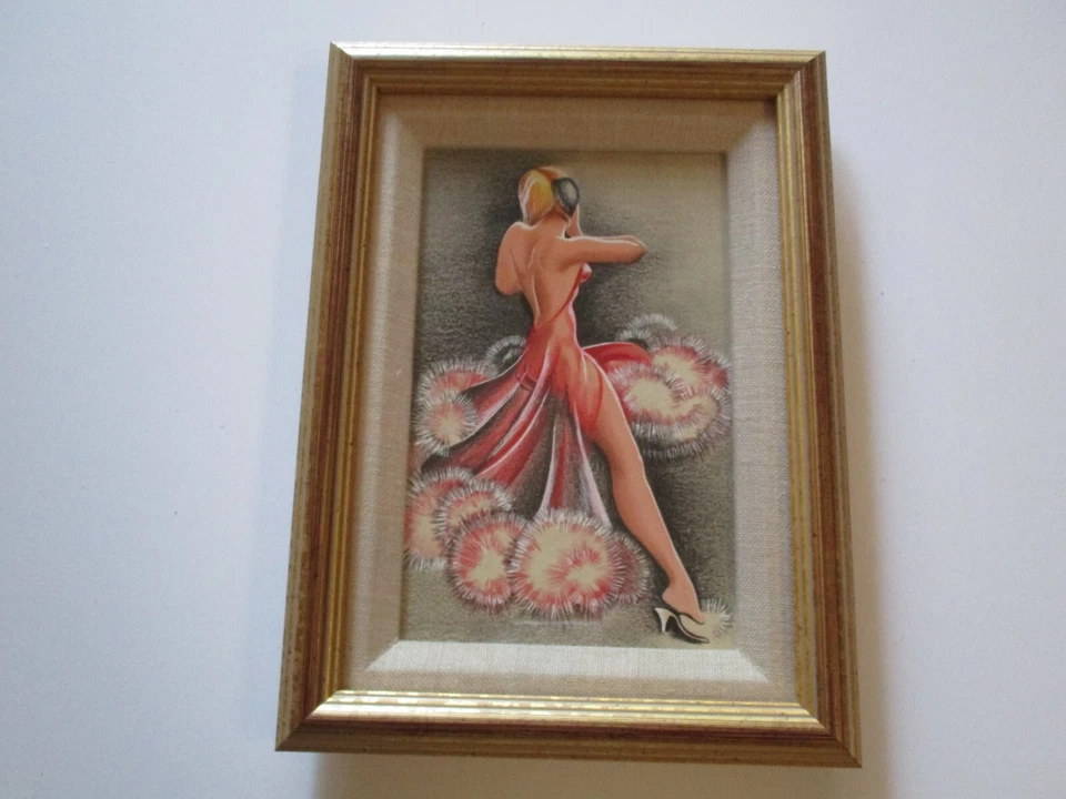 КАРТИНА РУТ БЕЛЛИТТО АМЕРИКАНСКАЯ ПИН-АП ДЕВУШКА СЕРЕДИНЫ ВЕКА КРАСИВАЯ ЖЕНЩИНА МОДЕЛЬ 1950 - Изображение 2 из 4