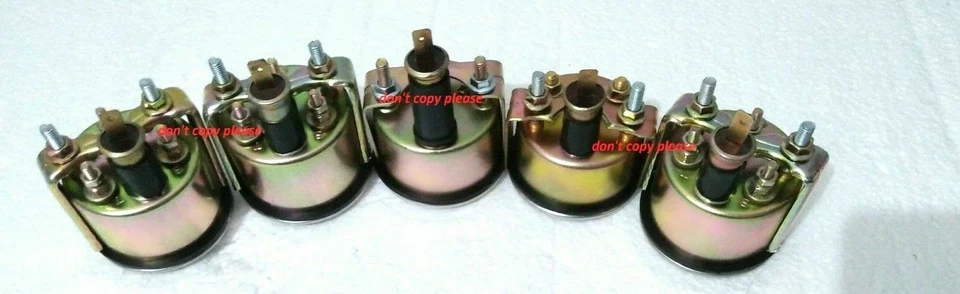 Classic Car Smiths Replica Electrical Oil Temp Amp Fuel Mechanical Oil Gauge YC - Image 2 of 3