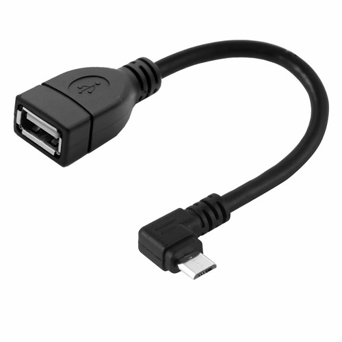 G11 Micro USB Connecteur À A Douille Câble OTG Adaptateur Droit Abgewickelt 10cm - Photo 3 sur 10