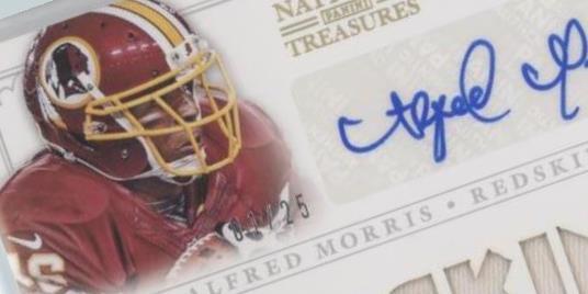 2013 Panini National Treasures Alfred Morris #5 - 1 of 2
