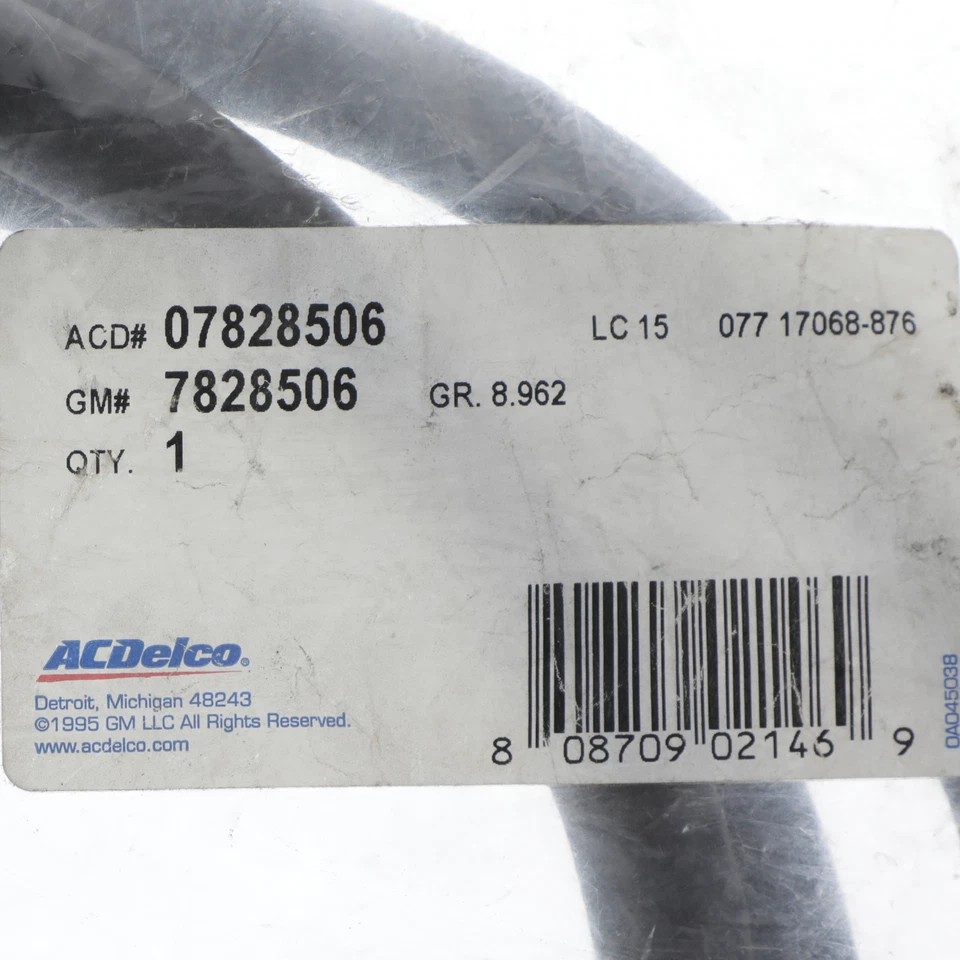 Conjunto de manguera de salida de retorno de dirección asistida GM 1984-2008 OEM NUEVO 7828506 Foto 4 de 4