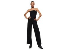 MANGO Bismark Jumpsuit Black Women's Jumpsuit  Rompers One Piece Size M