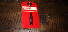 Coca-Cola Silver Contour Bottle Lapel Pin  - NEW, World of Coca-Cola Exclusive