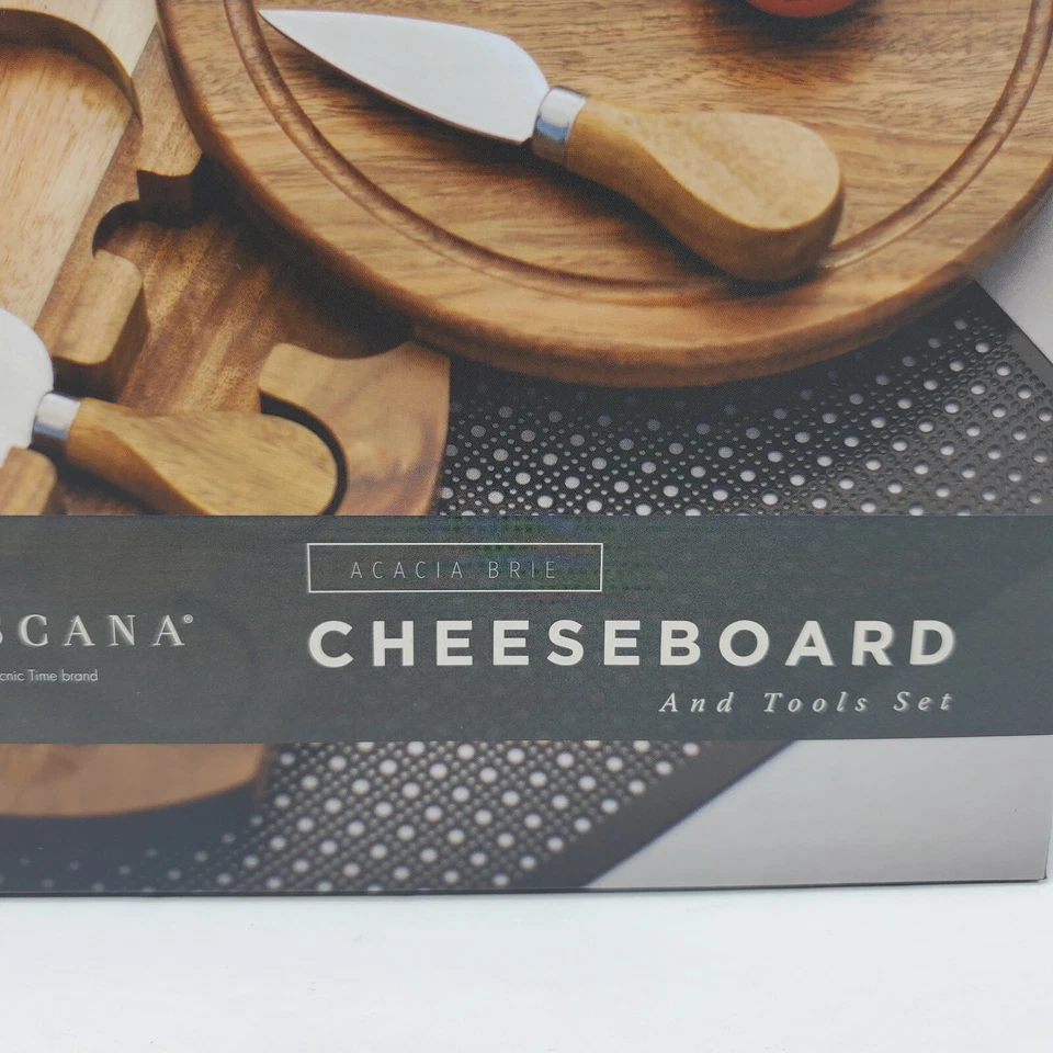 Тоскана "Acacia Brie" сыр доска и инструменты набор - 7" - новый  - Изображение 3 из 4