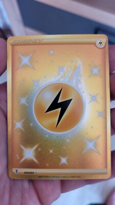 Pokemon Evolving Skies Lightning Energy Gold 235/203 Near Mint english