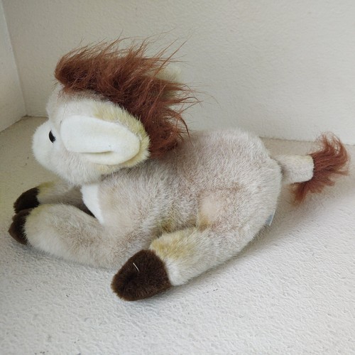 Mary Meyer Dudley Baby Donkey Vtg Gray Plush 14" Stuffed Equine Animal Toy - Picture 4 of 18