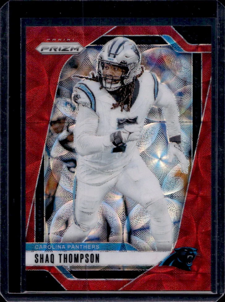 2024 Panini Prizm Shaq Thompson Choice Red #19/20 Panthers