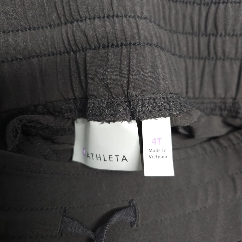 Pantalones capri negros Athleta La Viva capri crop para mujer 4T (29x24,5) #964585 Foto 4 de 4