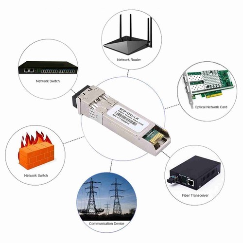 AIQ-YP19012 SFP-10G LR 10KM 10 Gigabit Single Mode Dual Fiber Transceiver Op NEW - Afbeelding 10 van 10