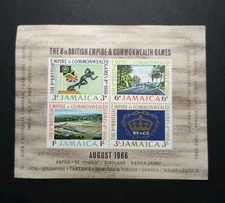 Jamaica 1966 Sc 257a (254-257) Commonwealth Games  S/S. MNH