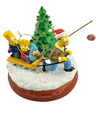SIMPSONS Bradford Christmas Tree Ornament Illuminated  Mush Homer Mush   w/Tags