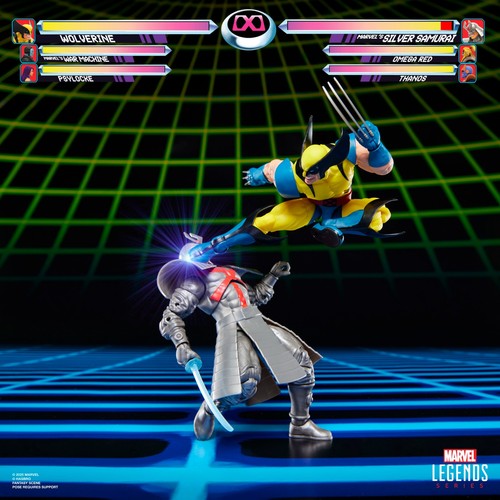 Marvel Legends Gamerverse Wolverine vs Marvel's Silver Samurai 2 Pack - Bild 7 von 13