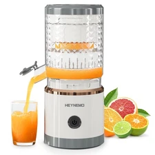 Electric Citrus Juicer Machines Rechargeable Lemon Squeezer with USB Cable