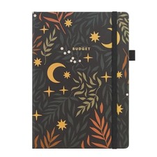 Budget Planner, Monthly Budget Notebook with Expense Tracker, p.Lunar Leaf
