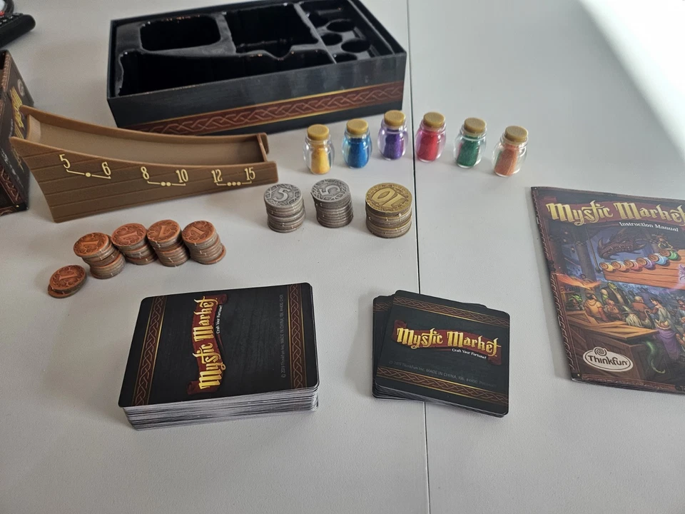 Mystic Market Strategy Card Game Think Fun Nice Complete - Image 3 of 4