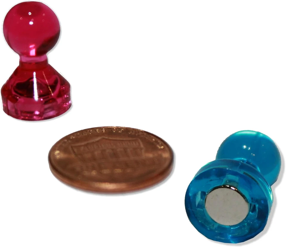 Push-Pin Magnets,Colorful,Whiteboard,Office & Home,Map Pins,Assorted,Magnetic,Ki - Image 4 of 4