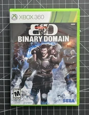 Xbox 360 Binary Domain Custom Case - NO Game No Manual