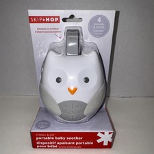 SKIP HOP STROLL  GO PORTABLE BABY SOOTHER OWL, LULLABY SOUND MACHINE