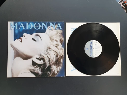 MADONNA  - TRUE BLUE 1986 GERMAN PRESS 12" VINYL RECORD LP EX