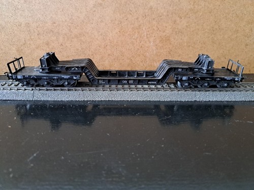 Märklin H0 4618 Tiefladewagen 980890 SST 53 der DB ohne Ladung | Condition: Gebraucht