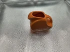 Fiesta Tangerine Mini Disk Pitcher 5 oz - MINT