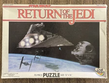 STAR WARS Return of the Jedi Death Star - Craft Master 12”x16” 70Pc Puzzle 1983
