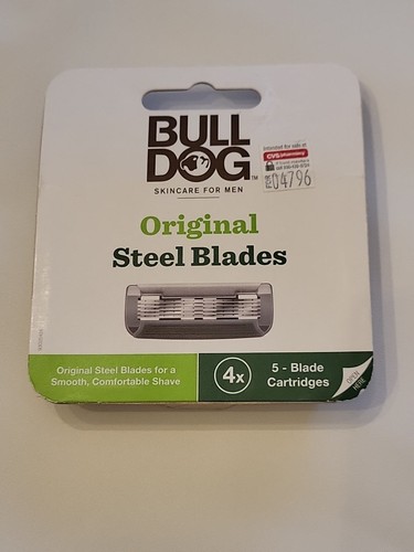 Bulldog Skincare Original Steel Blade Refills 4- 5 Blade Refills. - Picture 1 of 2