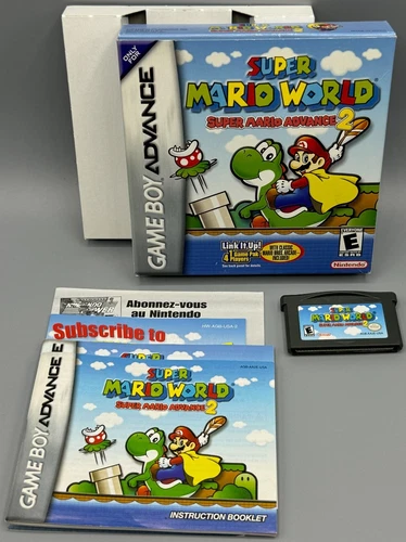 Super Mario World Super Mario Advance 2 Nintendo Game Boy Advance CIB Complete