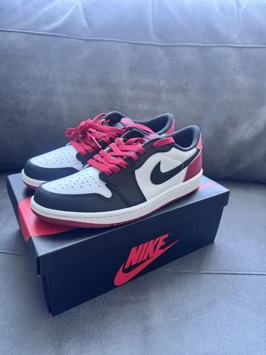 Jordan 1 Retro Low Black Toe UK 6 5 euro 40 5