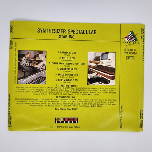 Synthesizer Spectacular - Star Inc. - CD - VG+ / NM - Picture 2 of 6