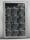 2000 1 oz Silver Calendar .999 Fine Art Bar - SEALED