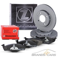 ZIMMERMANN BREMSSCHEIBEN + BELÄGE VORNE FÜR VW POLO 6N 6N1 6N2 6NF