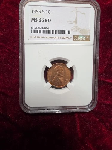 1955-S Lincoln Wheat Cent — photo from another recent sale