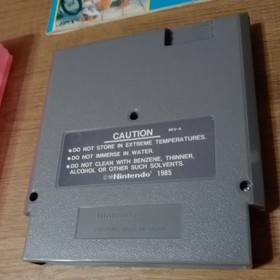 Manual de cartucho Nintendo California Games NES 1989