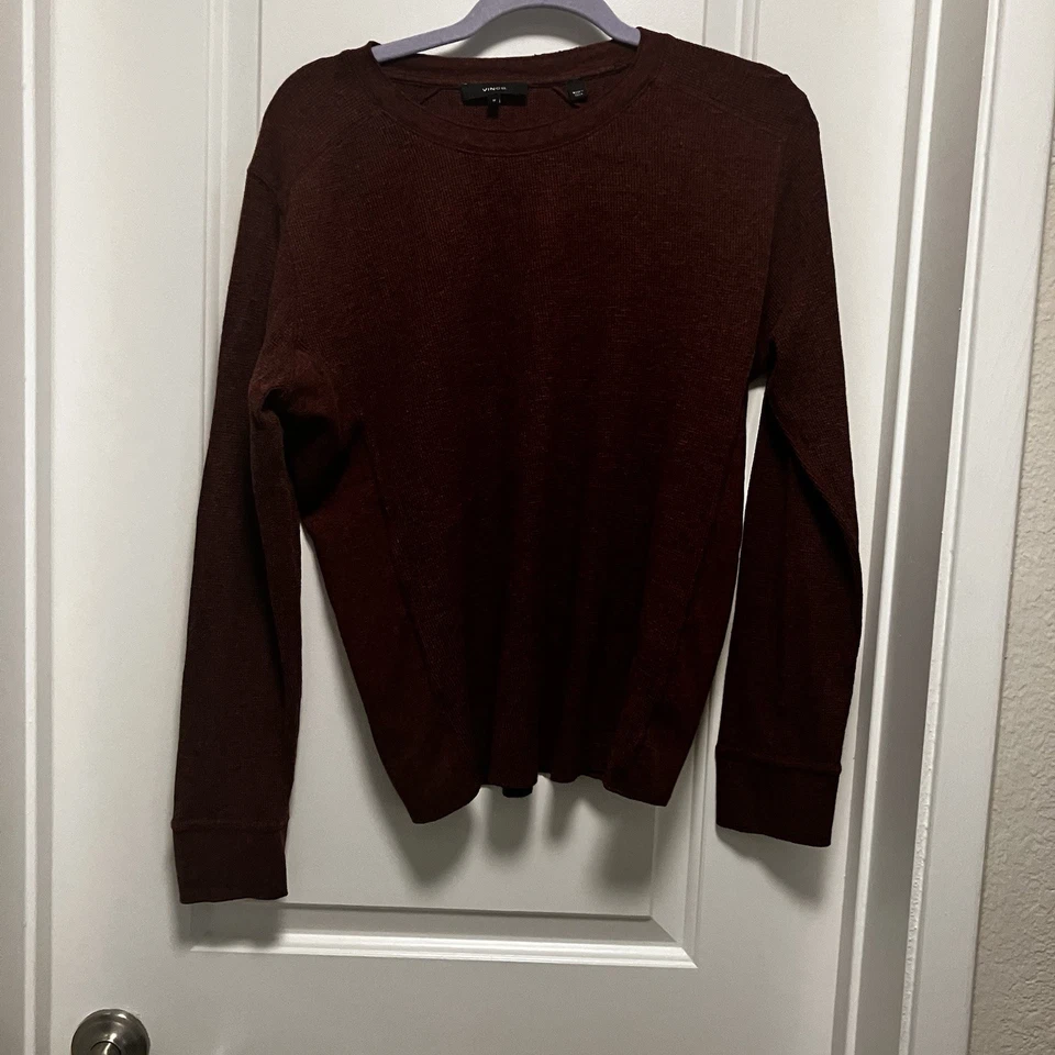 Top térmico de manga larga Vince para mujer talla M marrón/óxido Foto 2 de 4