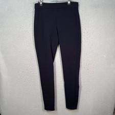 Theory Womens Size 4 Black Slim-Fit Wool Blend Skinny Pants Made In USA