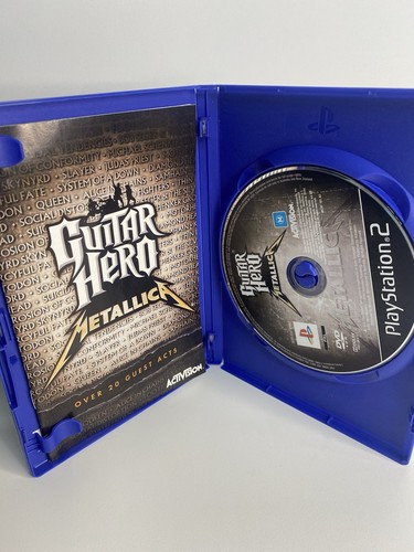 Guitar Hero Metallica PlayStation 2 Game With Manual PS2 PAL Free Postage - Picture 2 of 3